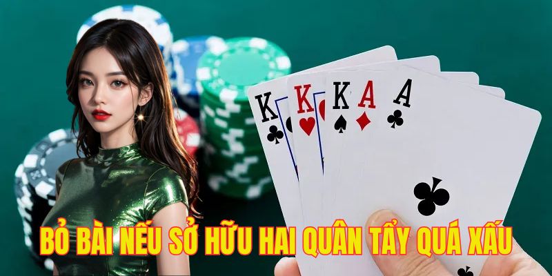 Liên sở hữu quân tẩy quá bé thì nên bỏ bài sớm