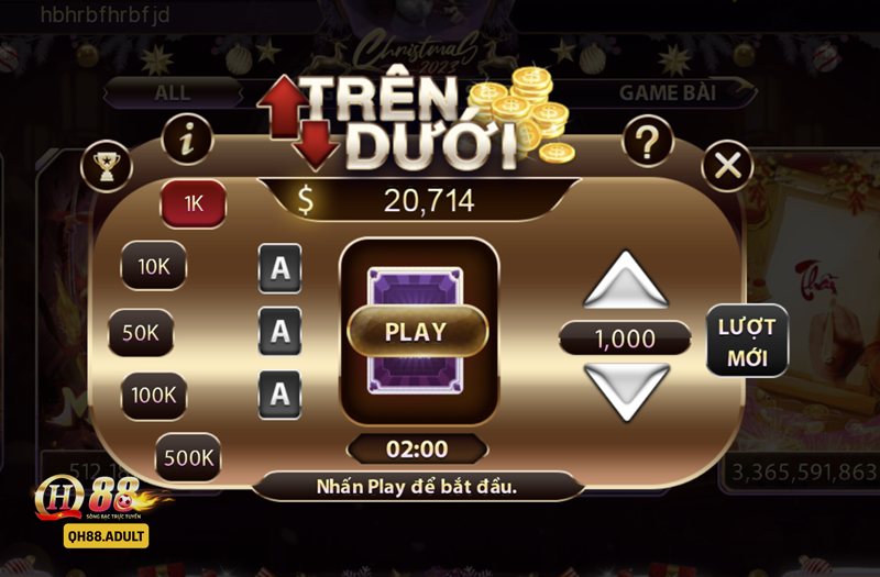 Game Bài QH88 - Các trò chơi nổi bật trong Game Bài QH88