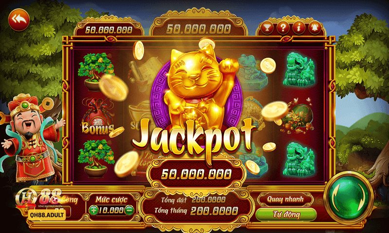 Nổ Hũ QH88 - Jackpot và tính biến động của game